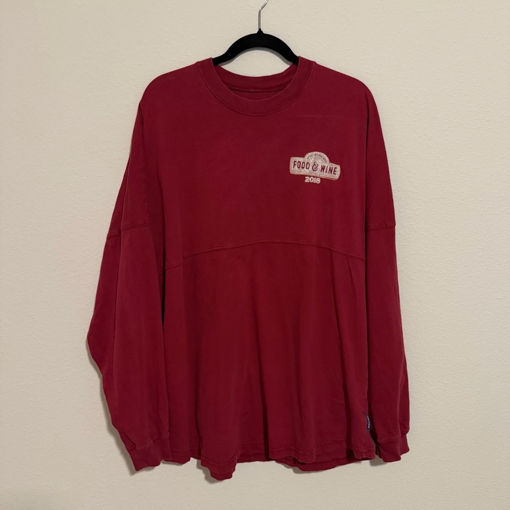 Disney Epcot food and wine spirit jersey red large - Picture 3 of 5